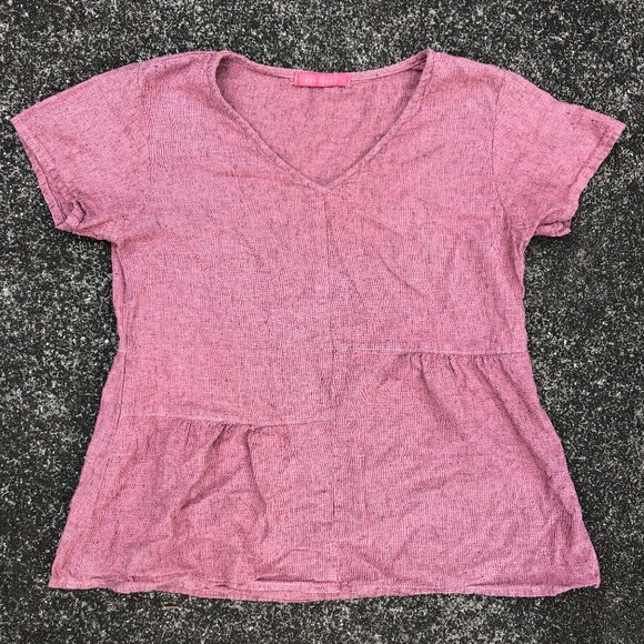 Cut Loose Patch Top Linen - Picture 2 of 9